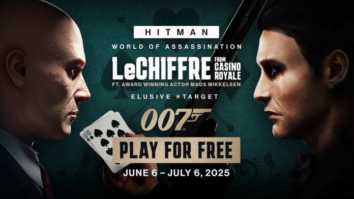 Hitman Adds James Bond's Le Chiffre as Free Target