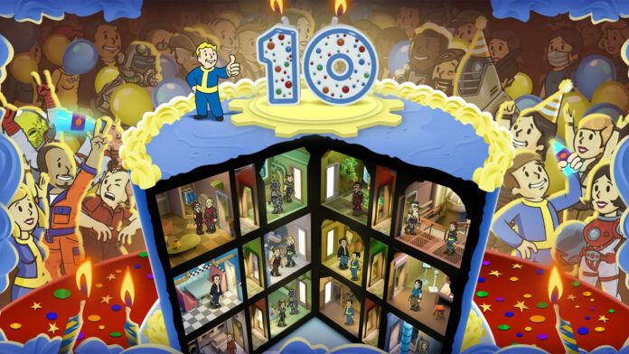 Fallout Shelter Celebrates 10 Years: Free Gifts, Discounts