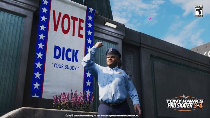 Jack Black Voices Officer Dick in THPS 3 + 4