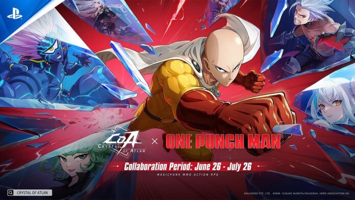 Crystal of Atlan Crossover Event with One Punch Man