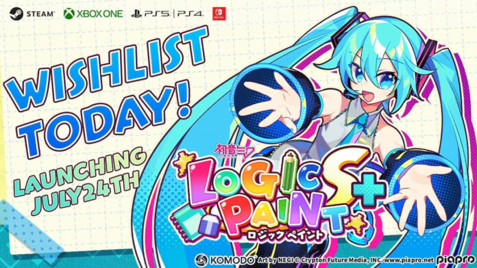 Hatsune Miku Logic Paint S+ PS5 Release Date