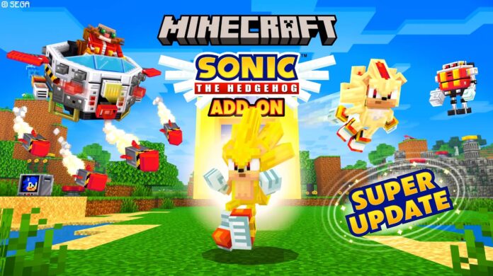 Minecraft Sonic Add-On Super Update Adds Super Forms