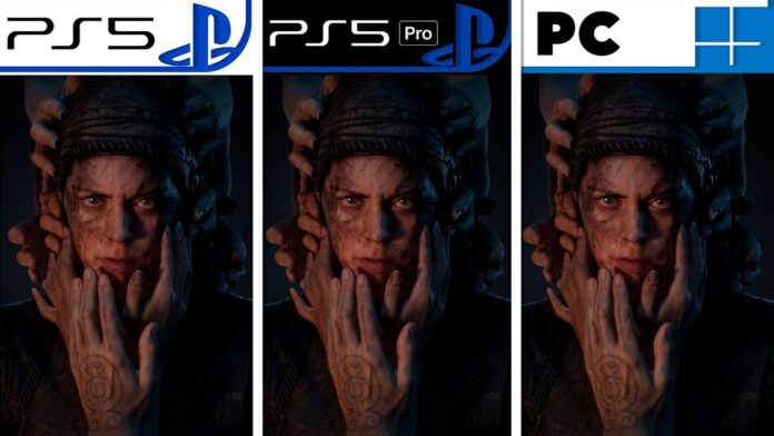 Hellblade II PS5, PS5 Pro, PC Graphics Comparison