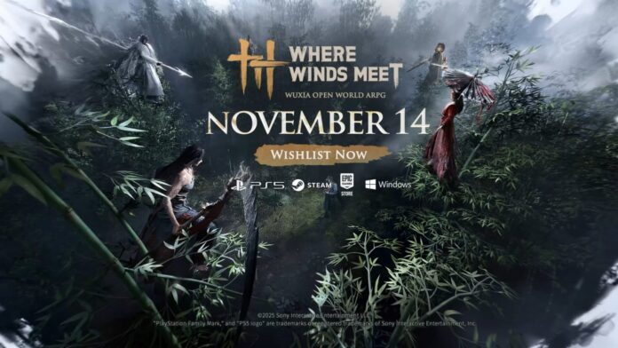 Where Winds Meet PS5 Release Date Confirmed
