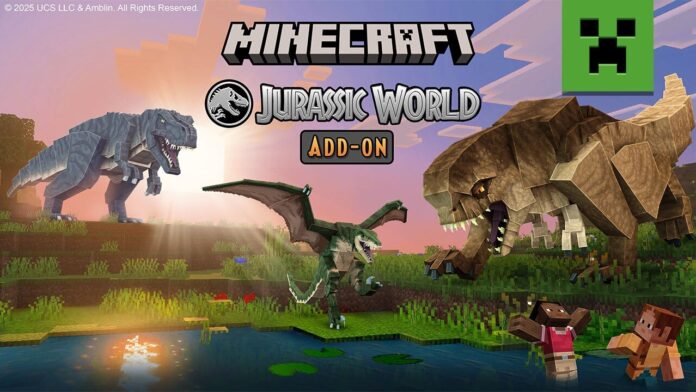 Minecraft Jurassic World DLC Brings Official Dinosaurs